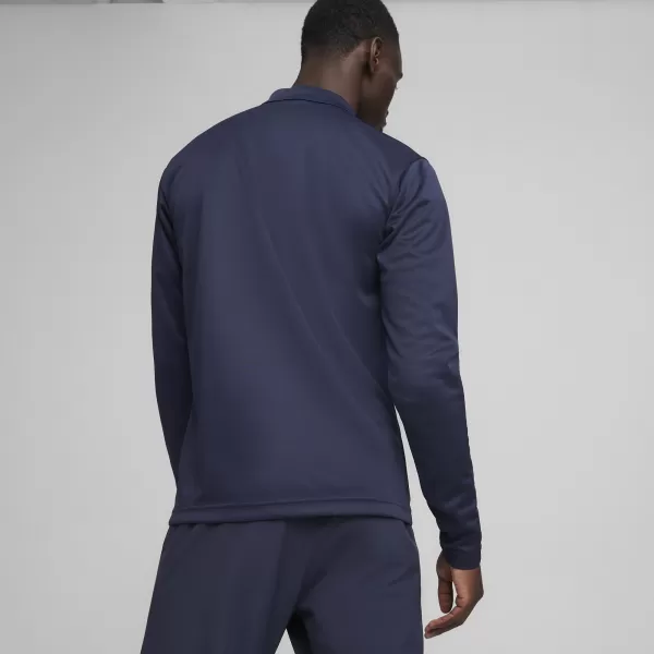  Ing PUMA TEAMGOAL TRAINING 1/4 ZIP TO 65862906 PUMA NAVY/FEHÉR/PERZSA KÉK 