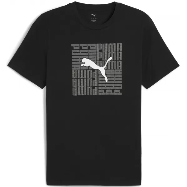  Ing PUMA GRAPHIC BOX TEE 68803101 PUMA FEKETE 