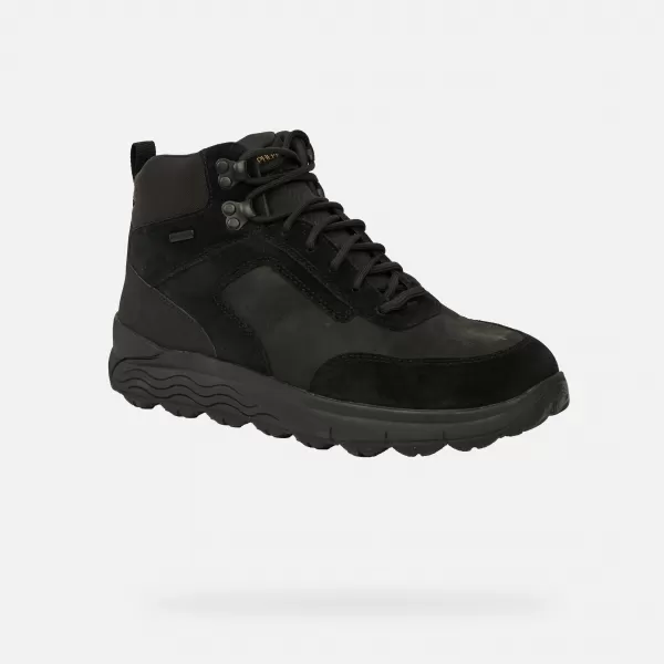  Férfi cipők GEOX SPHERICA 4X4 B ABX G011180 FEKETE 