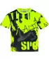 Gyermekfunkciós T -piró prémium ALTISPORT VOJ/ALK076TR01 FEKETE/FLUO SÁRGA