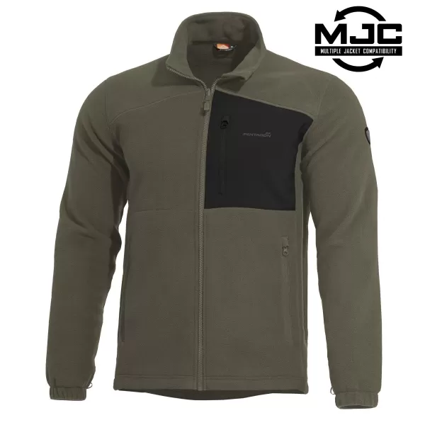  Férfi pulóver PENTAGON ATHOS 2.0 MEN΄S FLEECE JACKET K08047 BARNA SZÜRKE 