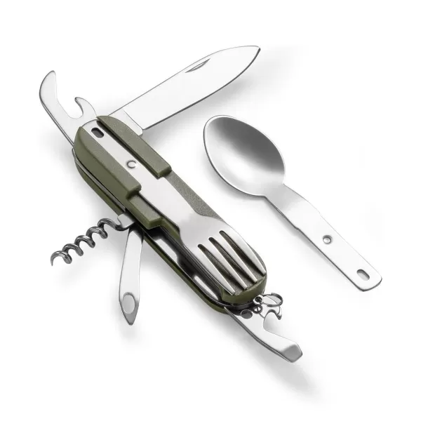  Evőeszköz PENTAGON OLAF CAMPING UTENSILS D19005 OLÍVA ZÖLD 