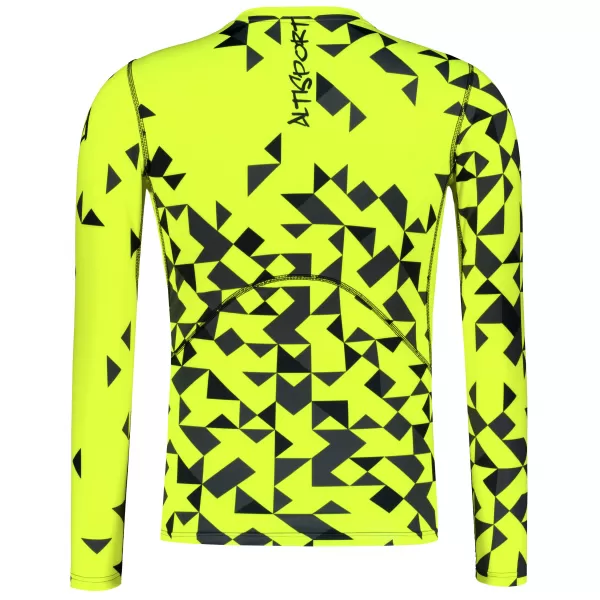  Férfi prémium funkcionális kompressziós ing ALTISPORT VOJ/ALM108TR03 NEON SÁRGA 