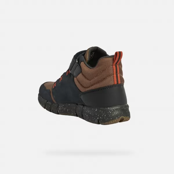  Fiú bokacsizma GEOX FLEXYPER BOY B ABX J949XA032FUC0948 FEKETE 