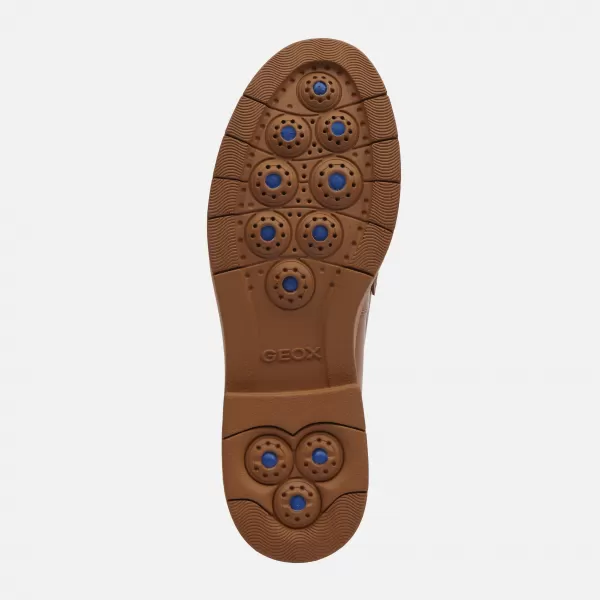  Női mokaszinok GEOX SPHERICA EC1 BARNA 
