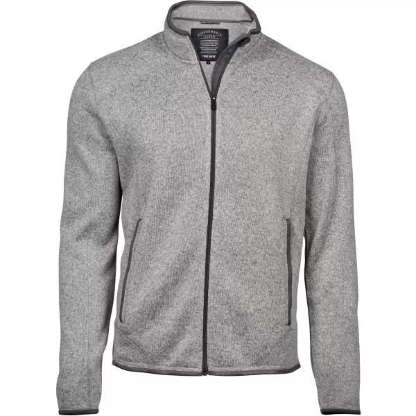  Férfi pulóver TEE JAYS | TJ 9615 SZÜRKE MELANZS 