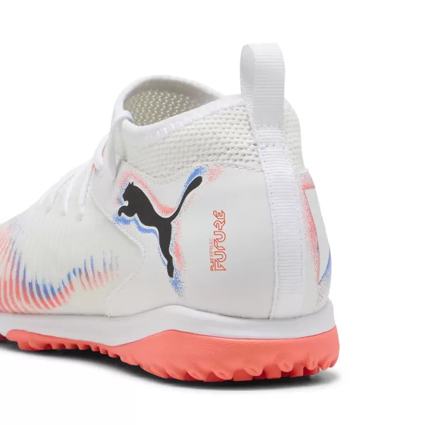  Futballcipők PUMA FUTURE 8 MATCH TT + MID JR 10861601 WHITE/ FEHÉR/PUMA FEKETE/VILÁGÍTÓ VÖRÖS 
