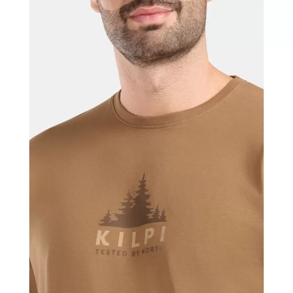  Férfi póló KILPI BASE-M ZM0301KI BARNA 