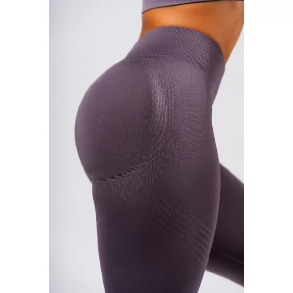  Varrás nélküli, maximum push-up leggings formázása FLOW SEAMLESS 497 DARK GREY Nebbia 