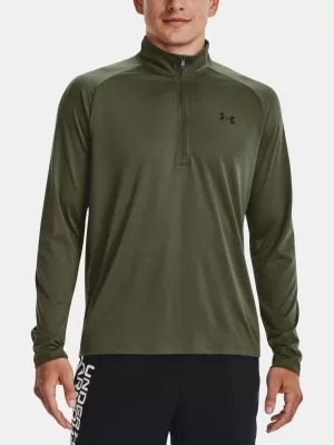 Férfi póló UNDER ARMOUR UA TECH 2.0 1/2 ZIP 1328495-392 ZÖLD