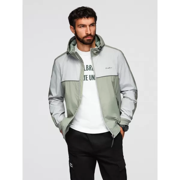  Kabát OMBRE OM-JAFL-0109 SZÜRKE 