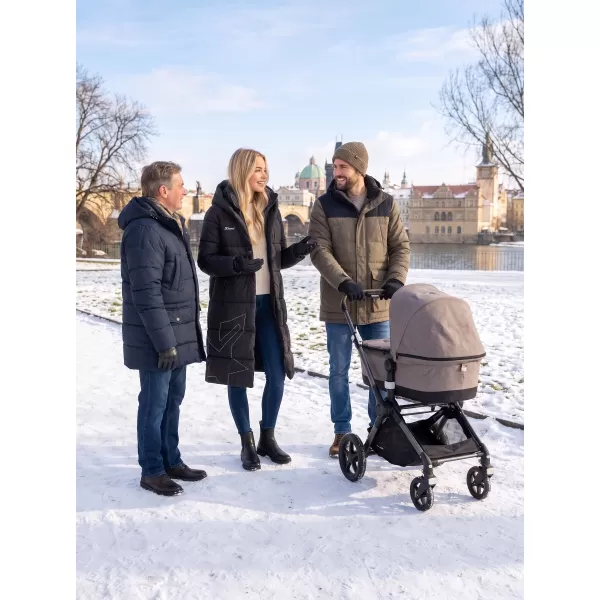  Női kabát KIXMI VENECIA FEKETE/FEHÉR 