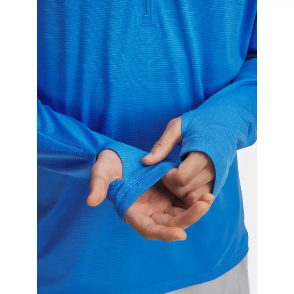  Férfi póló UNDER ARMOUR UA LAUNCH 1/4 ZIP 6005542-402 KÉK 