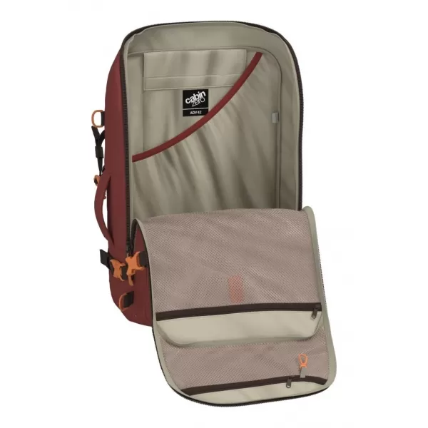  Hátizsák CABINZERO ADV 42L VÖRÖS SANGRIA 