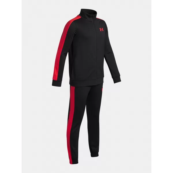  Fiúk készlet UNDER ARMOUR UA RIVAL KNIT TRACK SUIT 1363290-006 FEKETE 