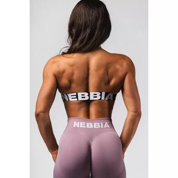  Varrat nélküli felemelhető sportmelltartó FLOW SEAMLESS 495 PINK Nebbia 