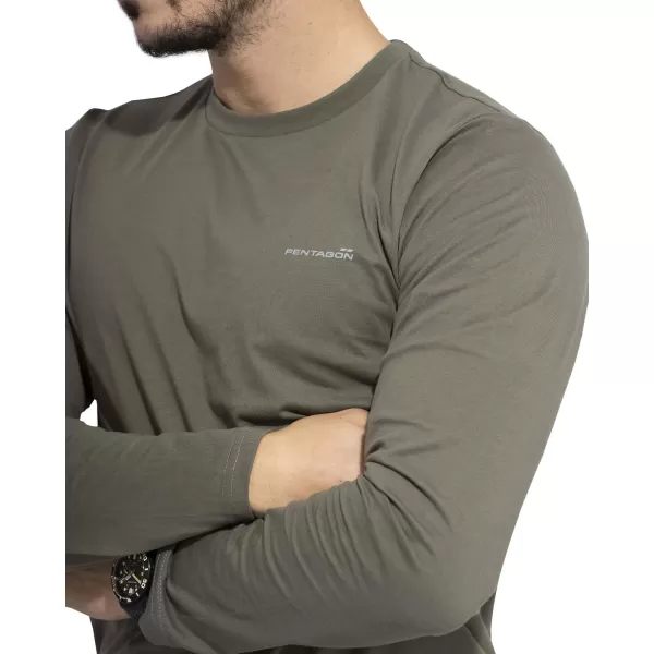  póló PENTAGON AGERON 2.0 LONG ARM SHIRT K09029 BARNA SZÜRKE 