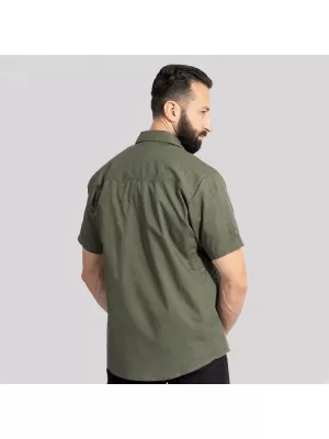 Férfi ing PENTAGON PLATO SHIRT SHORT K02019 FARKAS/SZÜRKE