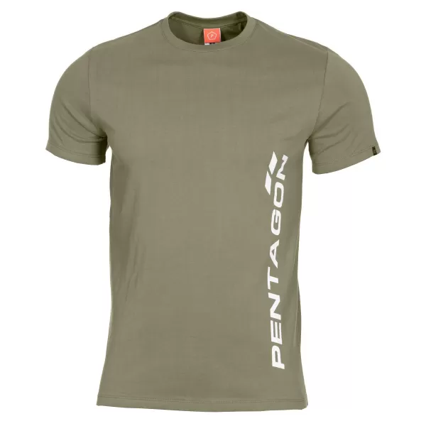  póló PENTAGON VERTICAL K09012 OLÍVA ZÖLD 