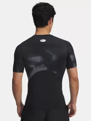 Férfi póló UNDER ARMOUR UA HG ARMOUR PRINTED SS 1383321-003 FEKETE