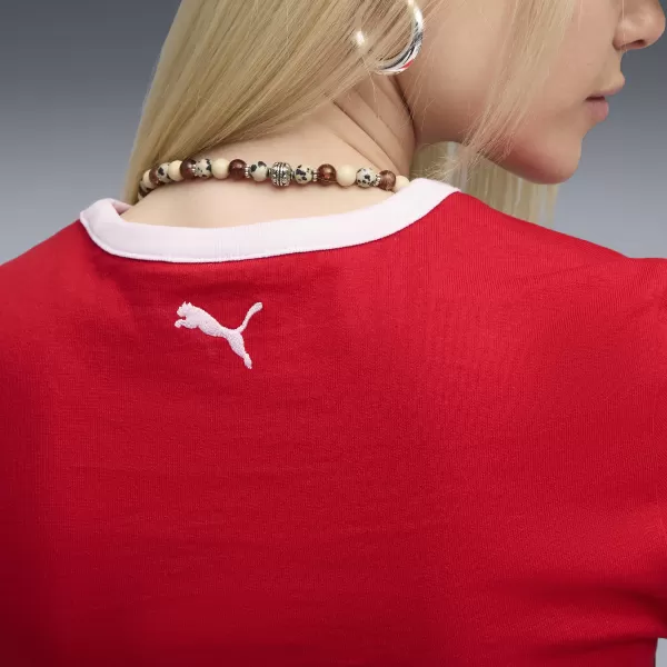  Női póló PUMA FUTURE MINDEN IDŐK PIROS 