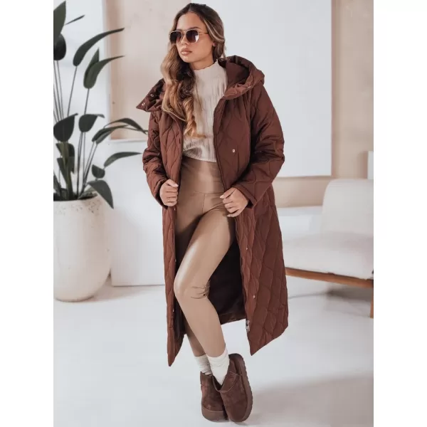  Női kabát DSTREET TY4927 BARNA 