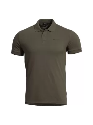 Férfi póló gallérral PENTAGON MOTH PIQUET POLO SHIRT K09047 BARNA SZÜRKE