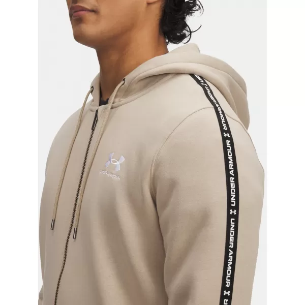  Férfi pulóver UNDER ARMOUR UA ICON FLEECE FZ TAPING 1390298-299 BARNA 