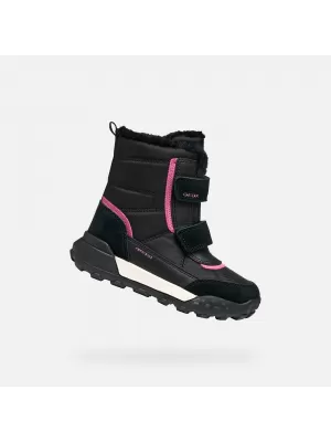 Lány bokacsizma GEOX TREKKYUP AB J46M7E08V22C0922 FEKETE