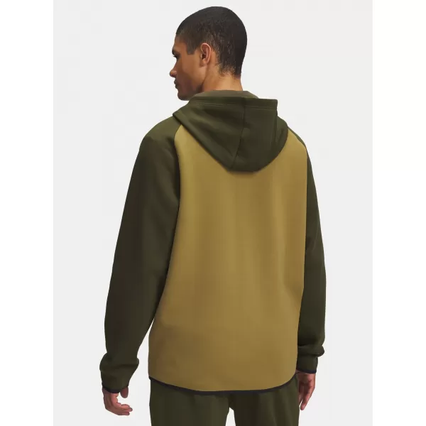  Férfi pulóver UNDER ARMOUR UA UNSTOPPABLE FLC FZ HD EU ZÖLD 