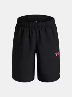 Fiú rövidnadrág UNDER ARMOUR UA TECH UTILITY WOVEN SHORTS 6005143-001 FEKETE