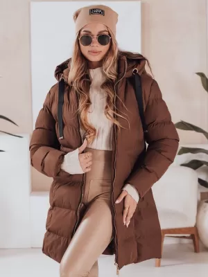 Női kabát DSTREET TY4919 BARNA