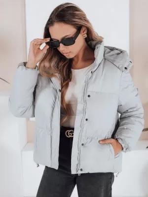 Női kabát DSTREET COLLAR TY5190 VILÁGOSSZÜRKE
