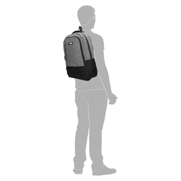  Hátizsák ENRICO BENETTI HAMBURG 15 NOTEBOOK BACKPACK VILÁGOSSZÜRKE 