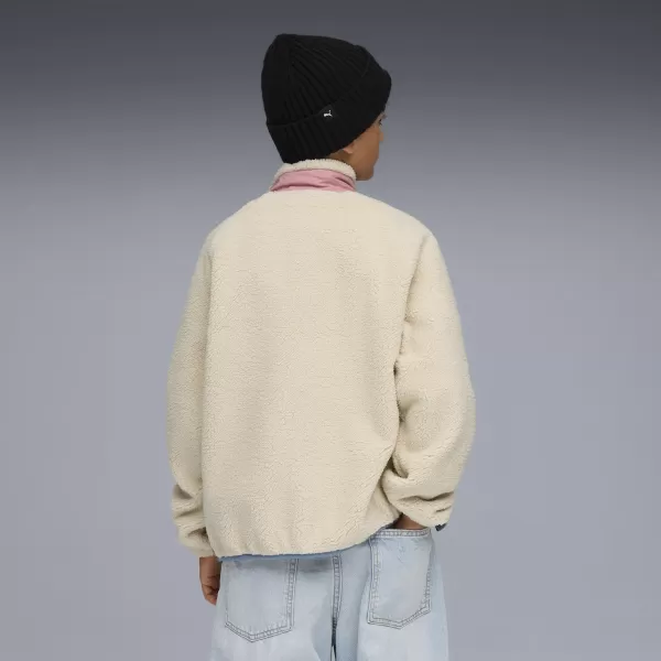  Gyermek dzseki PUMA HYBRID SHERPA JACKET 68840587 ALPESI HÓ 