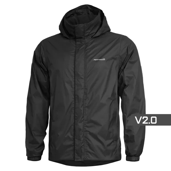  Kabát PENTAGON ATLANTIC V2.0 RAIN JACKET K07022 FEKETE 