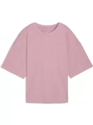 Női póló PUMA HER OVERSIZED TEE 68814865 KIEGYENSÚLYOZOTT RÓZSASZÍN