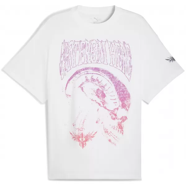  Ing PUMA MELO WORLD TOUR-NAMENT TEE I 63237201 PUMA FEHÉR 