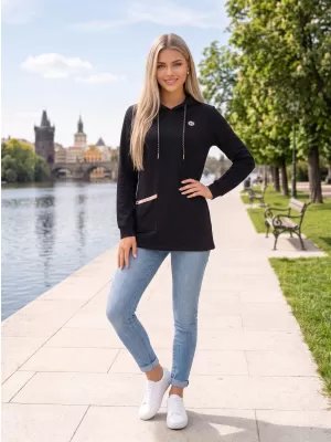 Női pulóver ALTISPORT GITA FEKETE