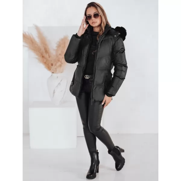  Női kabát DSTREET TY4981 FEKETE 