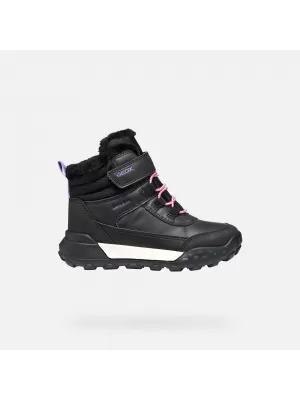 Lány bokacsizma GEOX TREKKYUP AB J46M7A0MEMSC9266 FEKETE