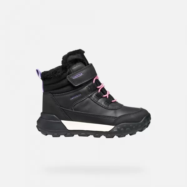  Lány bokacsizma GEOX TREKKYUP AB J46M7A0MEMSC9266 FEKETE 