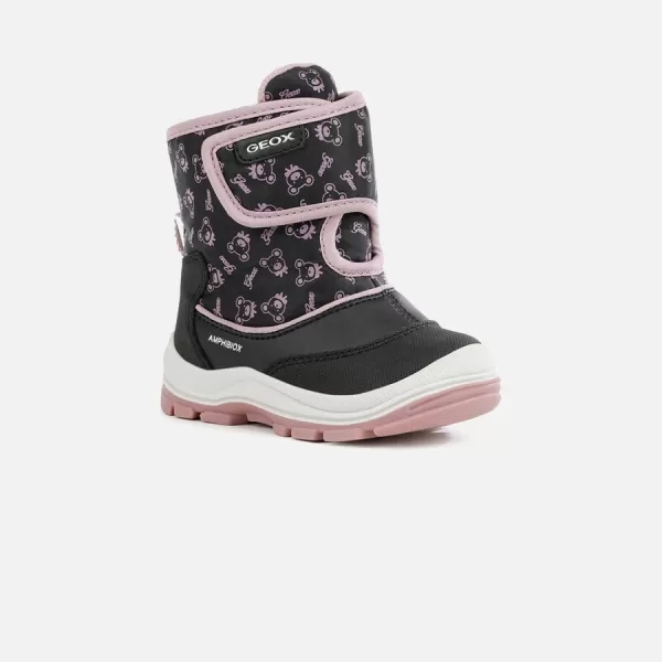  Lány bokacsizma GEOX FLANFIL ABX G008905 FEKETE 