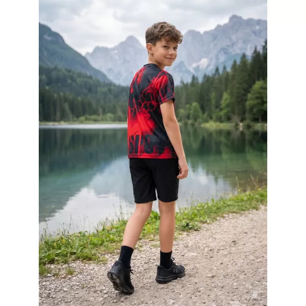  Gyermekfunkciós T -piró prémium ALTISPORT VOJ/ALK076TR01 PIROS -BLACK 