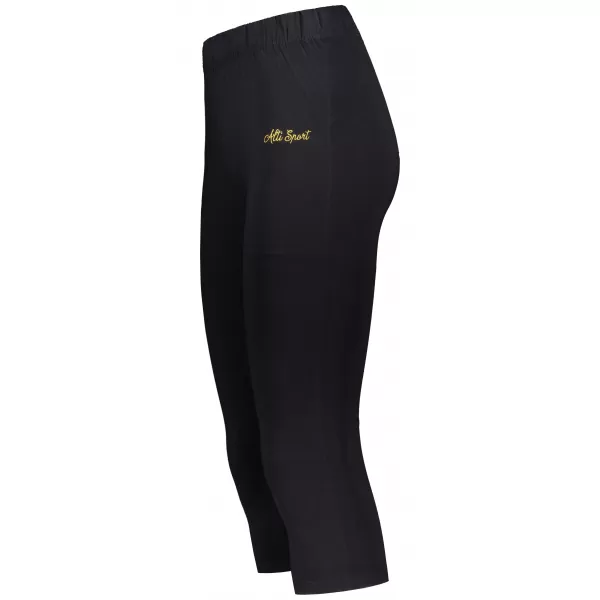  3/4-es női leggings ALTISPORT DAYIA FEKETE 