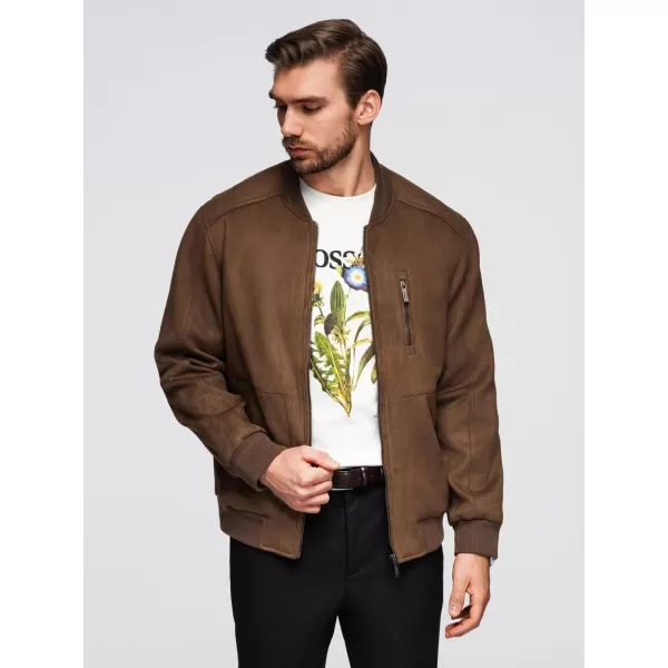  Kabát OMBRE OM-JAFL-0109 BARNA 