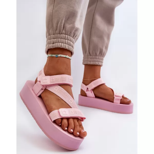  Női platformszandál BIG STAR NN274A041 PINK Big Star Shoes 