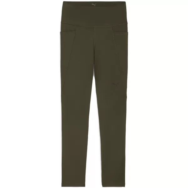  Bokavédő PUMA W TAD ESSENTIAL TIGHT - HW 7/8 52589970 SÖTÉT OLAJBOGYÓ 