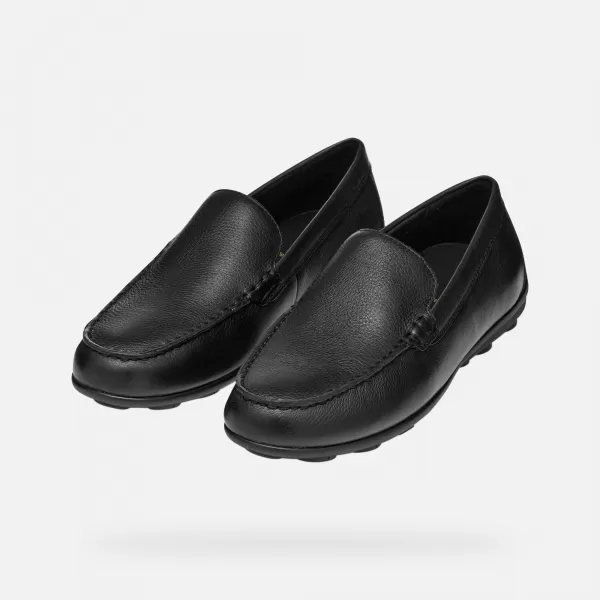  Férfi mokaszinok GEOX SPHERICA EC16 FEKETE 