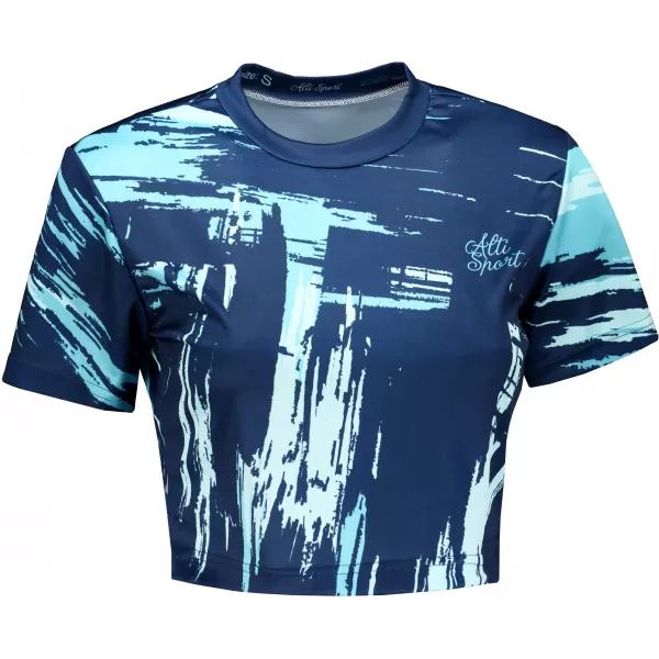  Női prémium crop top ALTISPORT VOJ/ALW010TR07 KRÁLOVSKÁ KIRÁLYKÉK 